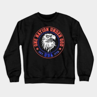 One Nation Under God Eagle Crewneck Sweatshirt